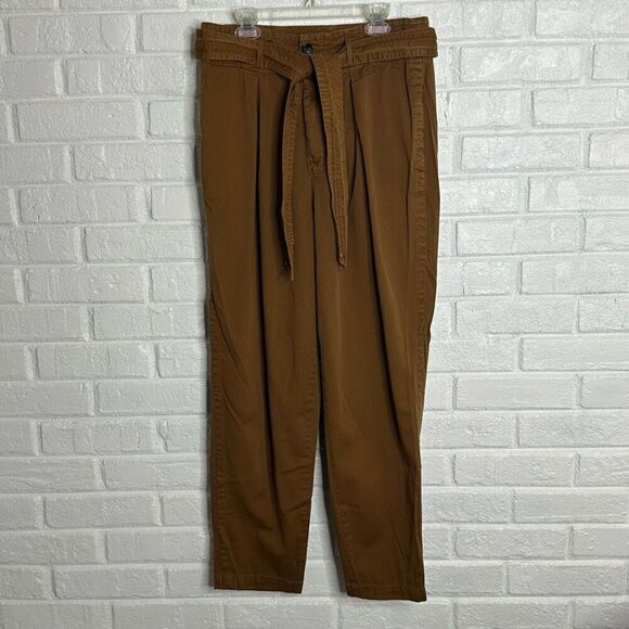 Free People Hi-Waisted Pegged 90s Pant in Maize size 6 - Picture 1 of 7